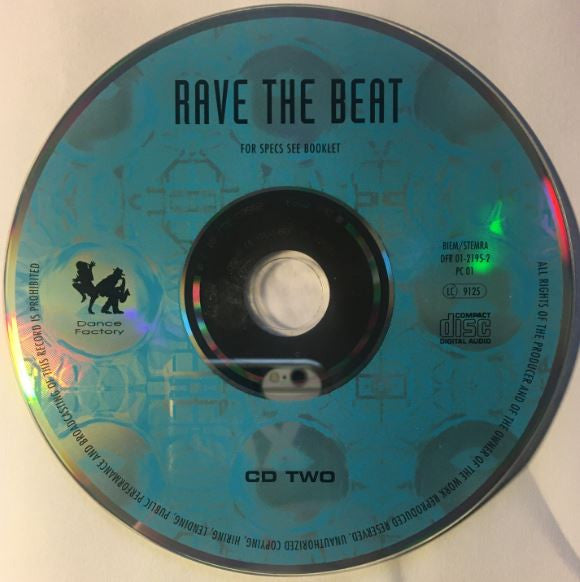 Various : Rave The Beat (28 Full Lenght 12" Extended & Remixed Versions) (2xCD, Comp)