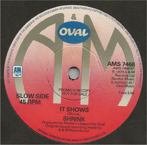 Shrink (2) : Silver Genes (7", Promo)