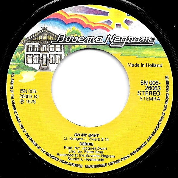 Debbie (6) : Save The Last Dance For Me (7", Single)