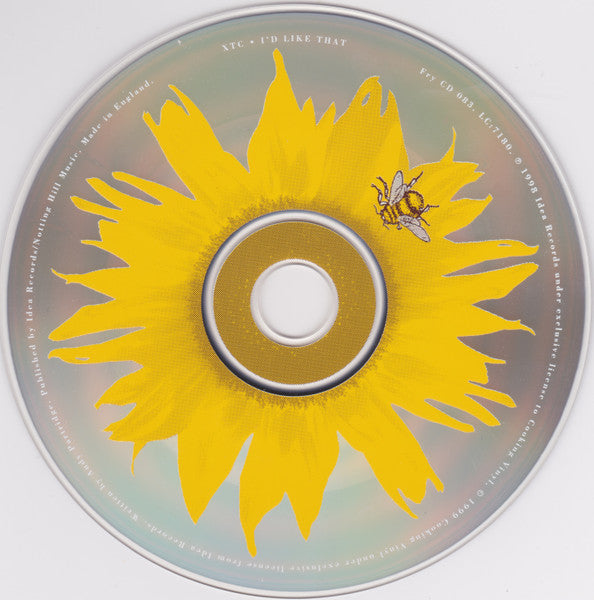XTC : I'd Like That (CD, Maxi)