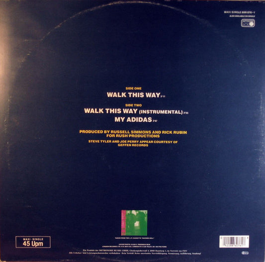 Run-DMC : Walk This Way (12", Maxi)