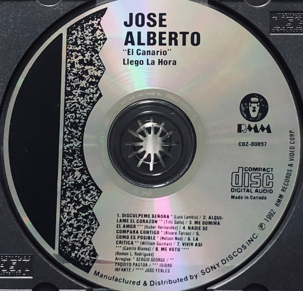 José Alberto 'El Canario' : Llego La Hora (CD, Album)