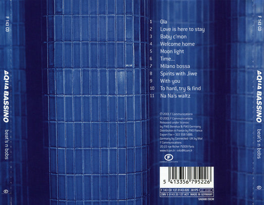 Aqua Bassino : Beat's N Bobs (CD, Album)