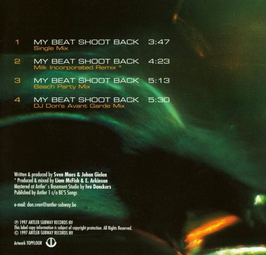 DJ Don & Svenson : My Beat Shoot Back (CD, Maxi)