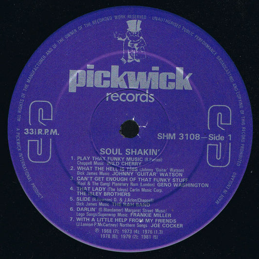 Various : Soul Shakin' (LP, Comp)