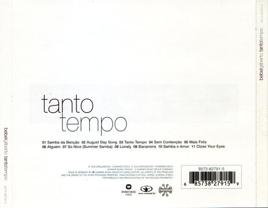 Bebel Gilberto : Tanto Tempo (CD, Album)