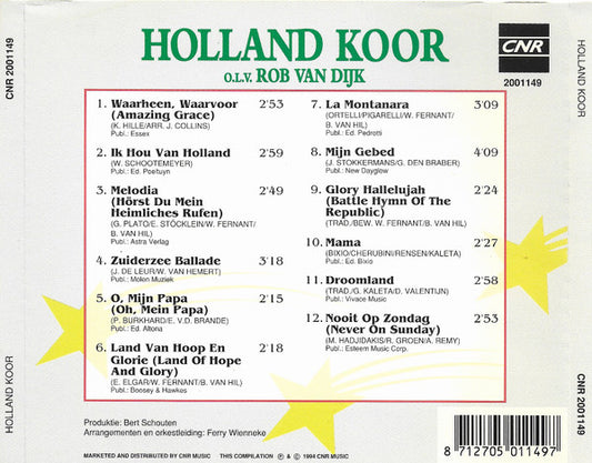Holland Koor o.l.v. Rob van Dijk (3) : Holland Koor (CD, Album, RE)