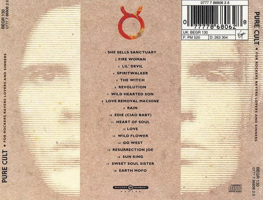 The Cult : Pure Cult (For Rockers Ravers Lovers And Sinners) (CD, Comp)