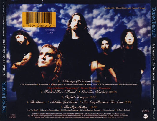 Dream Theater : A Change Of Seasons (CD, EP, Ora)