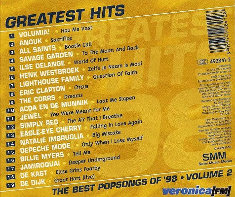 Various : Greatest Hits '98 - Volume 2 (CD, Comp)
