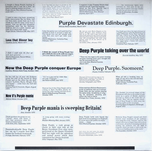 Deep Purple : Who Do We Think We Are (LP, Album, Gat)