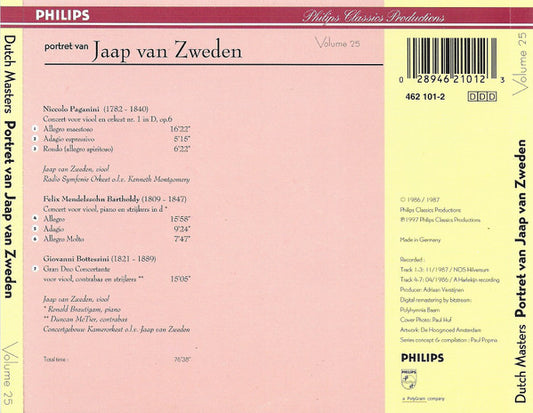 Jaap van Zweden : Portret van Jaap van Zweden (CD, Comp)
