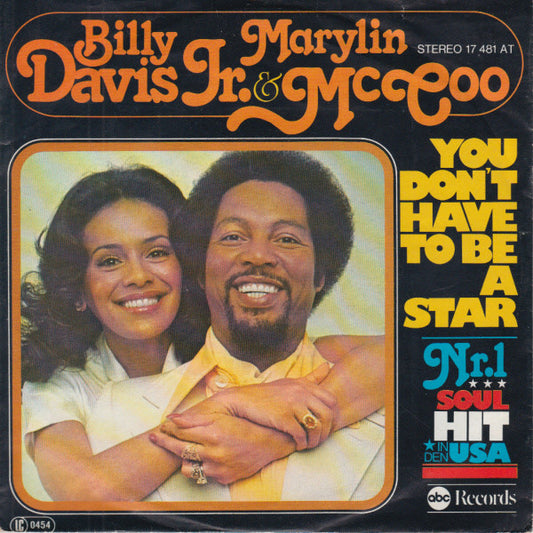Marilyn McCoo & Billy Davis Jr. : You Don't Have To Be A Star (7", Single)