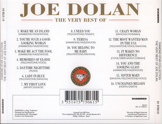 Joe Dolan : The Very Best Of (CD, Comp, RE)