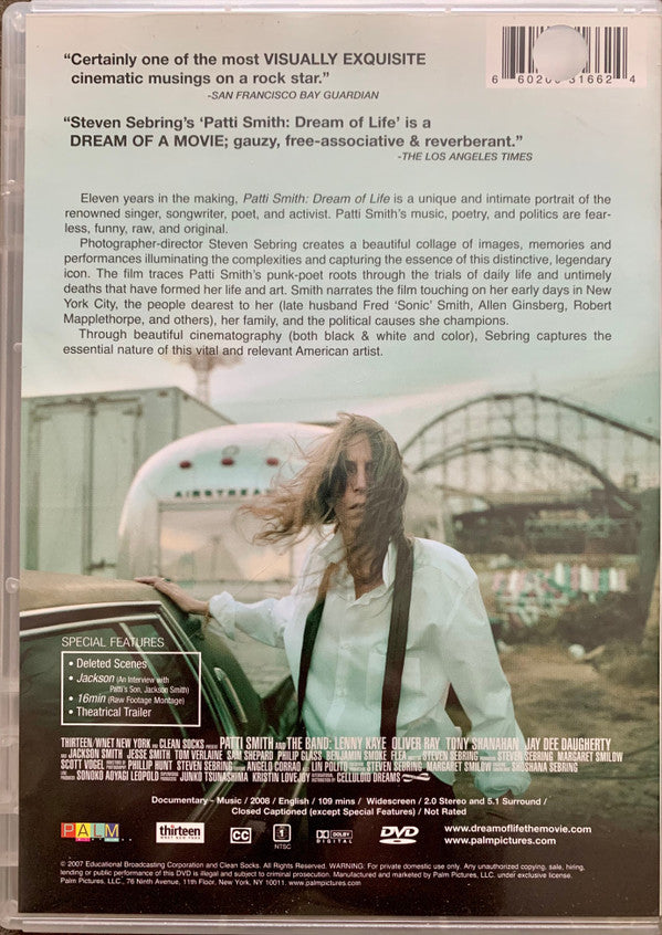 Patti Smith : Dream Of Life: A Film By Steven Sebring (DVD-V, NTSC)