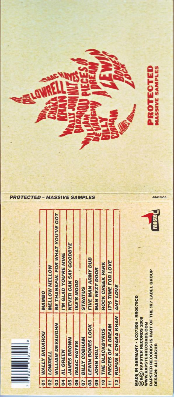 Various : Protected - Massive Samples (CD, Comp, Dig)