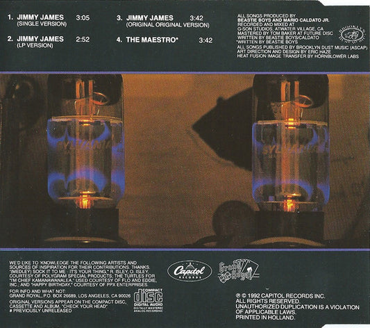 Beastie Boys : Jimmy James (CD, Single)