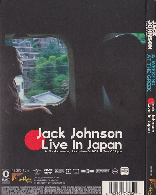 Jack Johnson And Friends Of Jack Johnson : A Weekend At The Greek. / Jack Johnson Live In Japan (2xDVD-V)