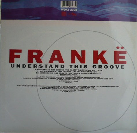Frankë Pharoah : Understand This Groove (12")