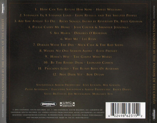 Various : Songs Inspired By The Passion Of The Christ (CD, Comp)