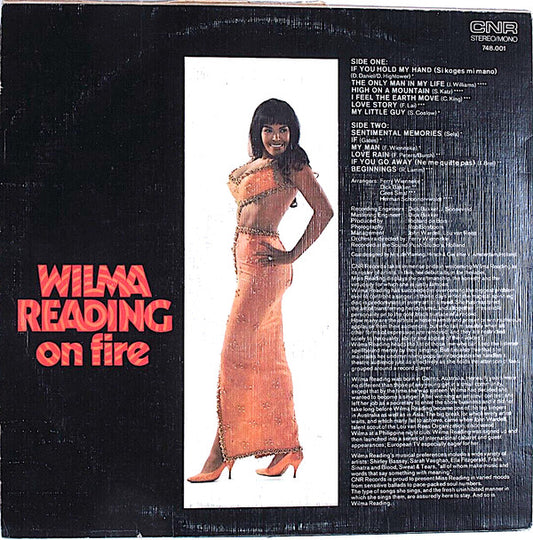 Wilma Reading : On Fire (LP, Album)