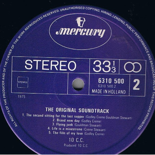 10cc : The Original Soundtrack (LP, Album)