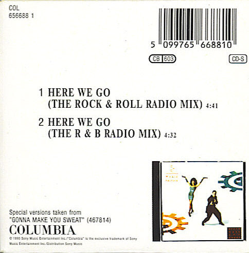 C + C Music Factory Presents Freedom Williams And Zelma Davis : Here We Go (CD, Mini, Single)