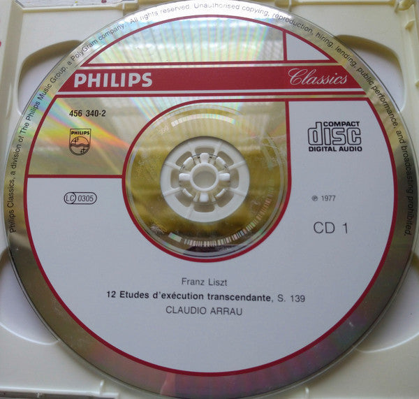 Franz Liszt - Claudio Arrau, Nikita Magaloff : The Complete Etudes (2xCD, Comp, RE, RM)