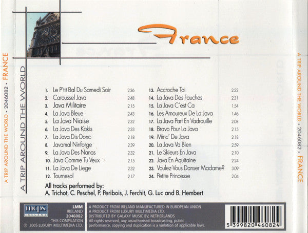 André Trichot, Christian Peschel, Pierre Péribois, Jacques Ferchit, Gérard Luc And Bertrand Hembert : France (CD, Comp)