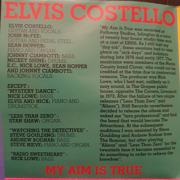 Elvis Costello : My Aim Is True (CD, Album, RE, RM)