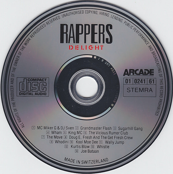 Various : Rapper's Delight (CD, Comp)