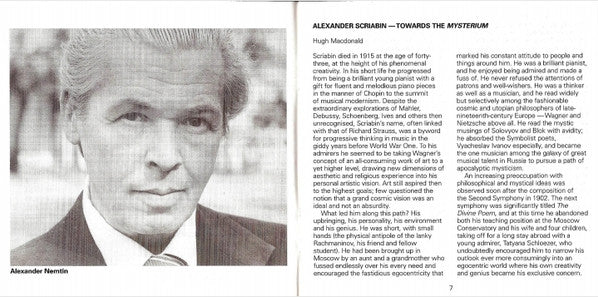 Alexander Scriabin, Vladimir Ashkenazy, Deutsches Symphonie-Orchester Berlin : Preparation For The Final Mystery, Realised By Alexander Nemtin (3xCD, Album)