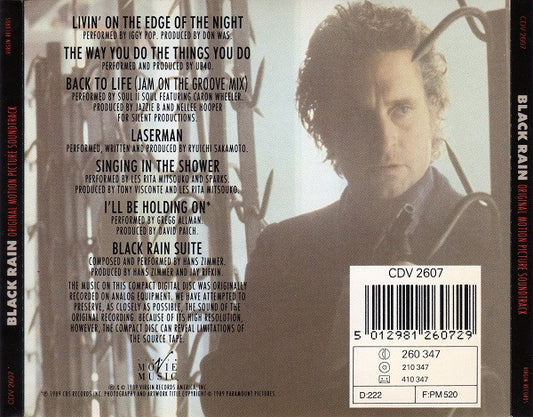 Various : Black Rain (Original Motion Picture Soundtrack) (CD, Album)