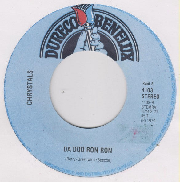 The Crystals : Then He Kissed Me (7", Single, RE)