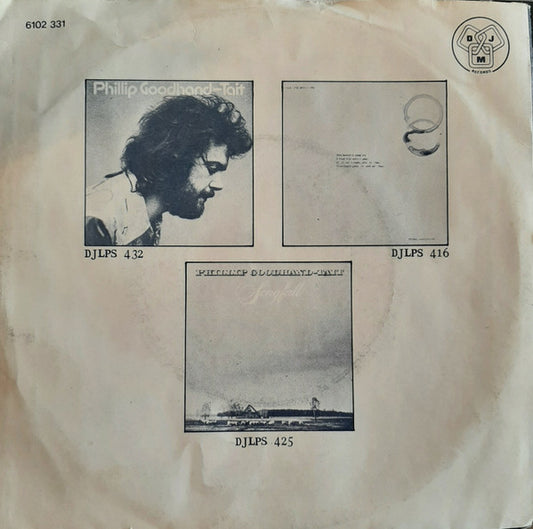 Phillip Goodhand-Tait : Sugar Train / Reach Out For Each Other (7", Single)