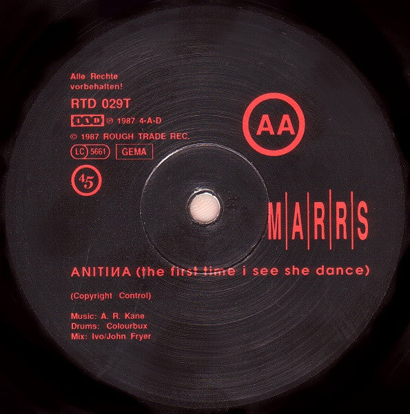 M|A|R|R|S : Pump Up The Volume (12")