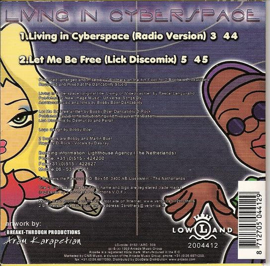 2 Brothers On The 4th Floor Feat Des'Ray And D-Rock : Living In Cyberspace (CD, Single)