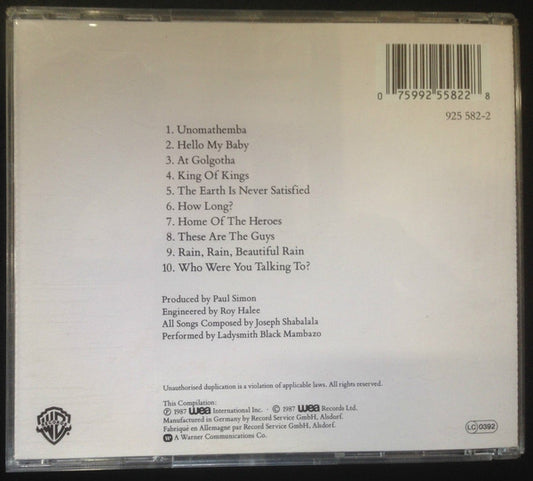 Ladysmith Black Mambazo : Shaka Zulu (CD, Album)