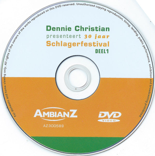Dennie Christian Presenteert Various : 30 Jaar Schlagerfestival Deel 1 (DVD-V, PAL)
