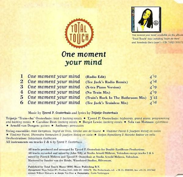 Total Touch : One Moment Your Mind (CD, Single)