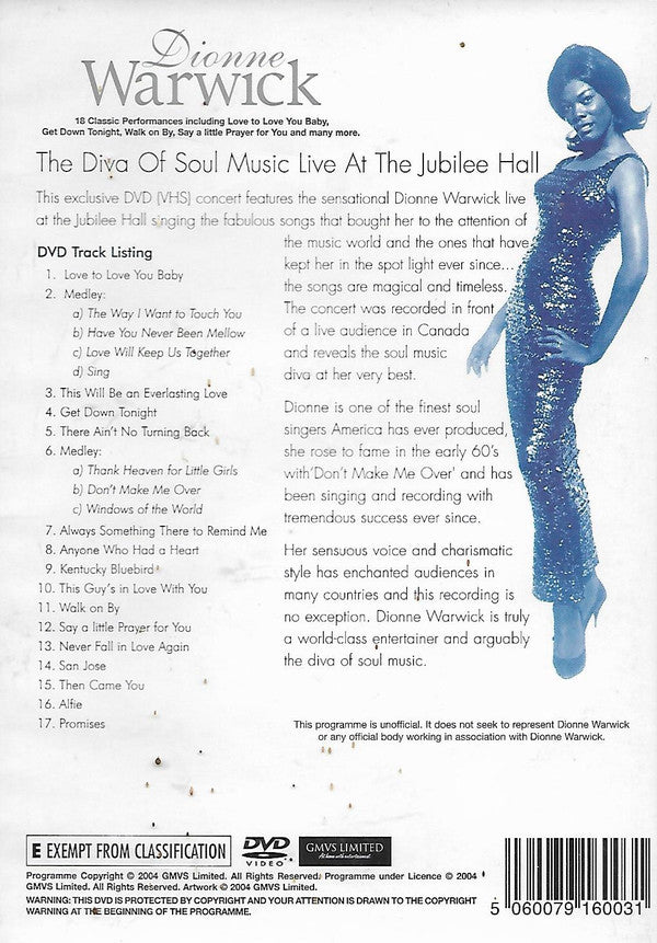 Dionne Warwick : Legends In Concert (DVD-V)