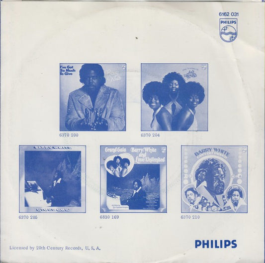 Love Unlimited Orchestra : Baby Blues / What A Groove (7", Single)