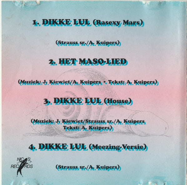 De Dikke Lul Band : Dikke Lul (CD, Maxi)
