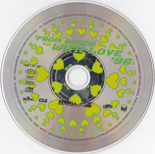 Yves Deruyter : From Bonzai With Love '96 (CD, Comp, Mixed)