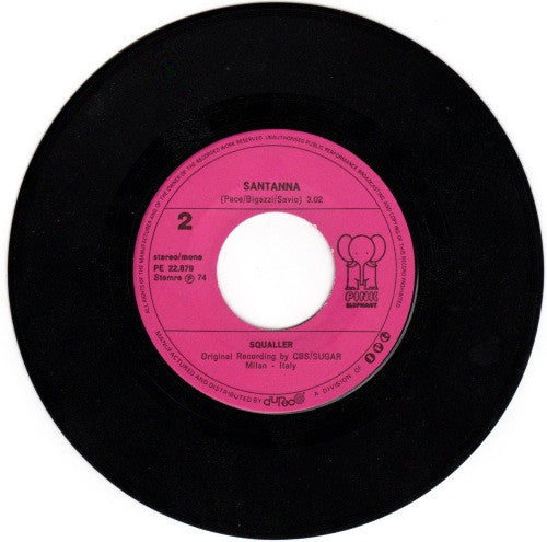 Squallor : Bla, Bla, Bla, Je T'aime.... / Santanna (7", Single)