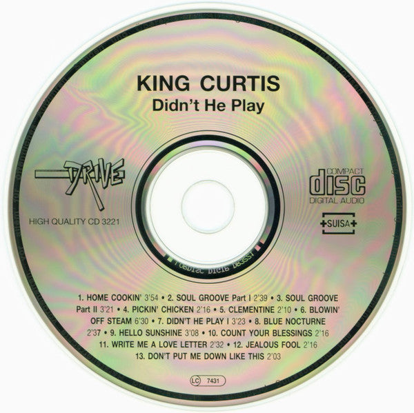 King Curtis : Didn't He Play (CD, Comp)