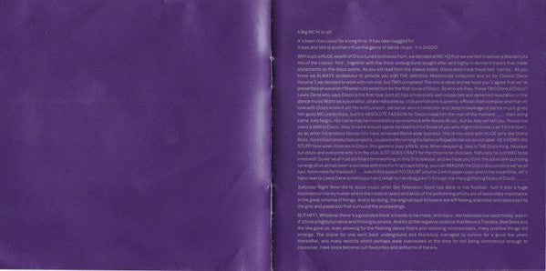 Various : Classic Disco Mastercuts Volume 1 (CD, Comp)