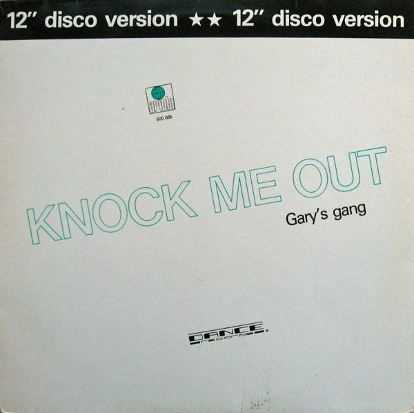 Gary's Gang : Knock Me Out (12" Disco Version) (12", Pic)