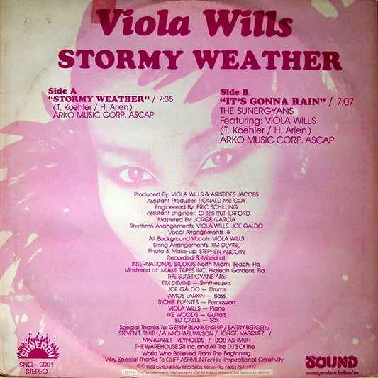 Viola Wills : Stormy Weather (12")