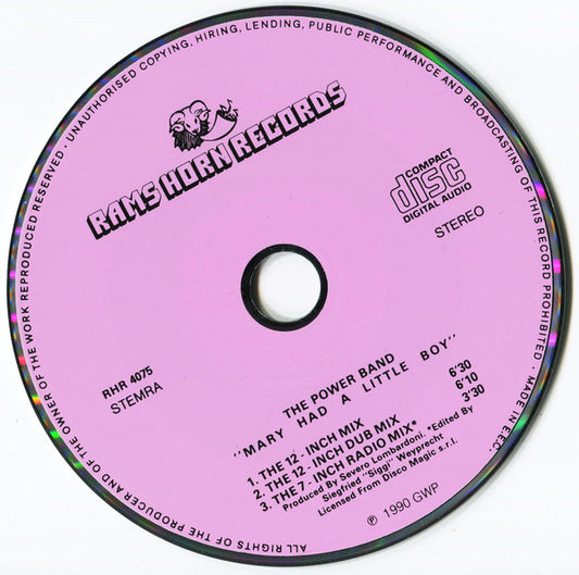 Power Band : Mary Had A Little Boy (CD, Maxi)